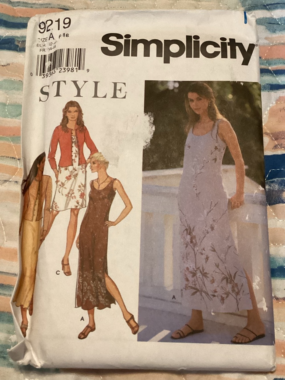 Misses Dress & Knit Cardigan 9219 Uncut Simplicity Style Sz (6-16)